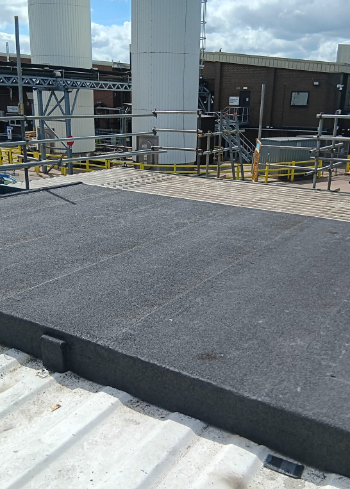 Commercial roofing project completed by FRR Midlands